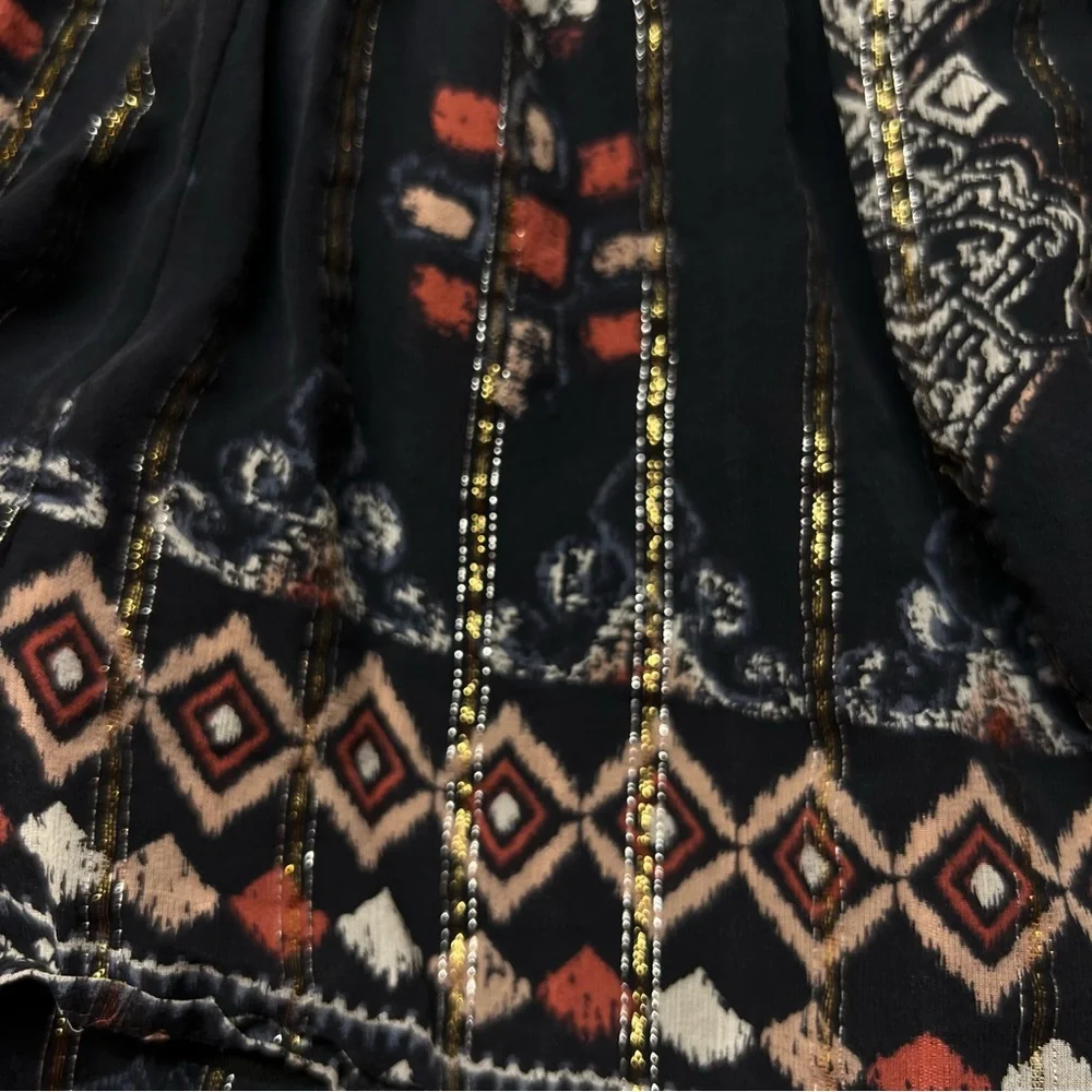 Joie multicolored silk